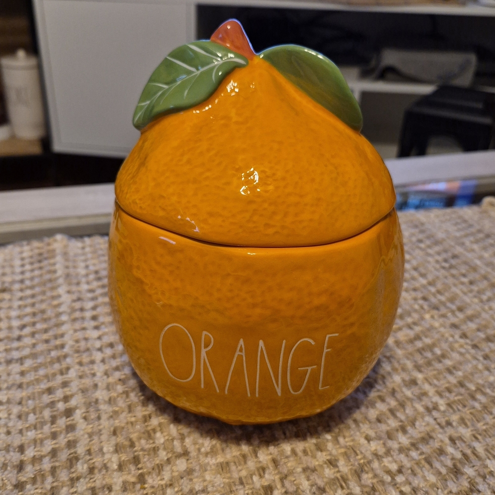 Rae Dunn Vibrant Orange Artisan Ceramic